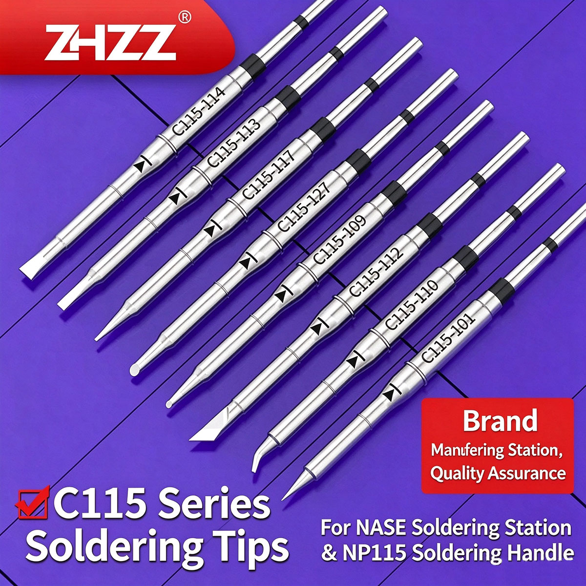 C115 Nano Soldering Iron Station - رؤوس مكواة اللحام C115 C115-113 107