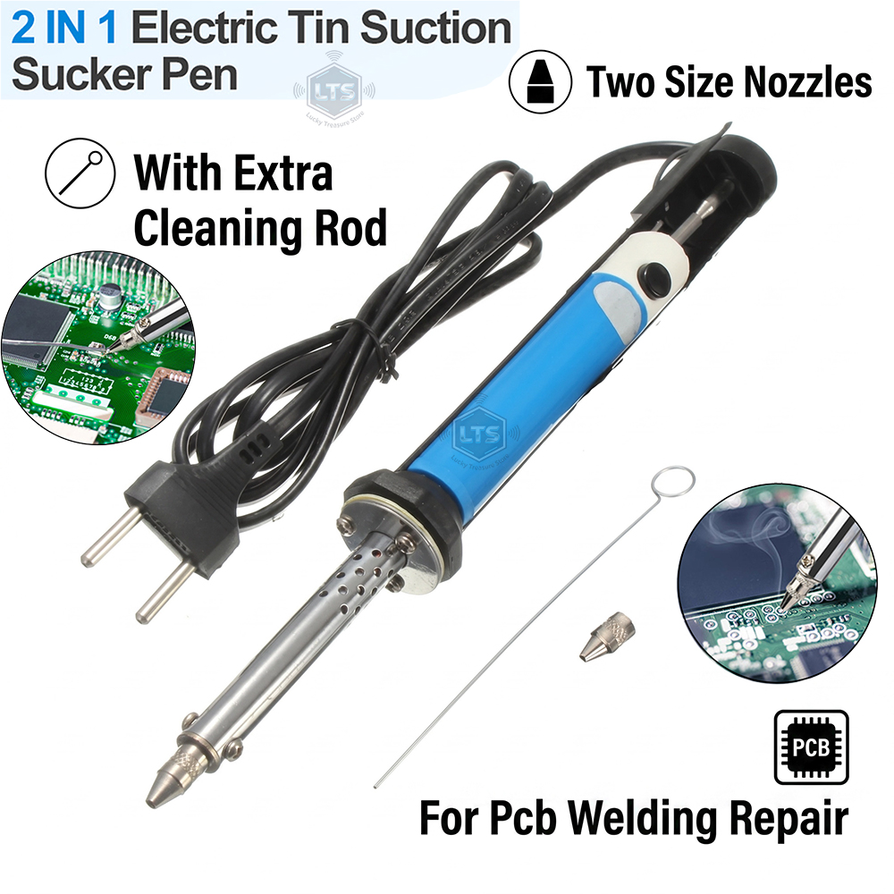Desoldering Pump Electric Vacuum Station - قلم شفط القصدير الكهربائي 110 فولت