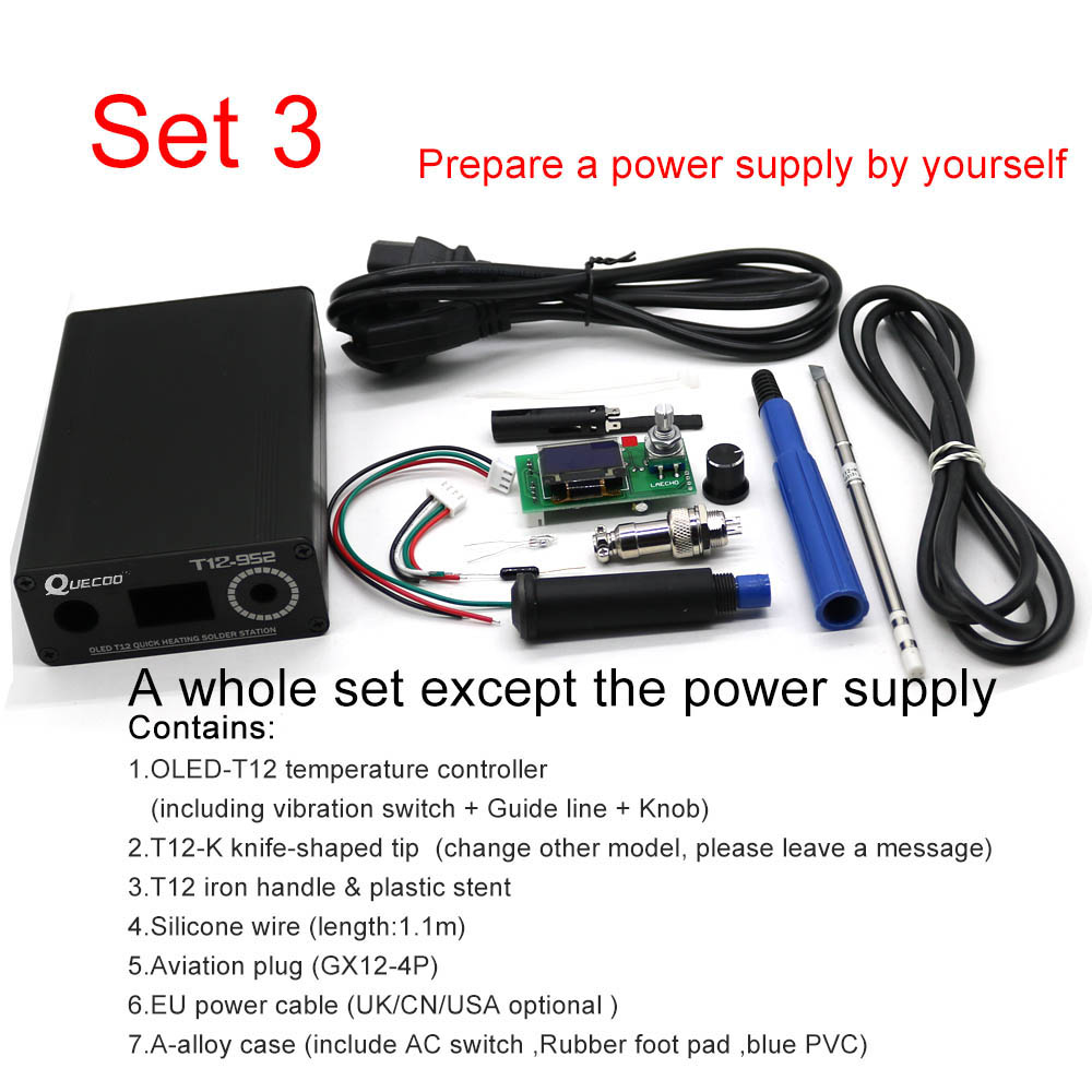 T12 STC-OLED محطة لحام الحديد  - مراجعة T12 Soldering Station Oled وسعره